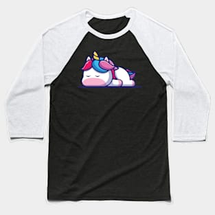 cat unicorn so cute face mask Baseball T-Shirt